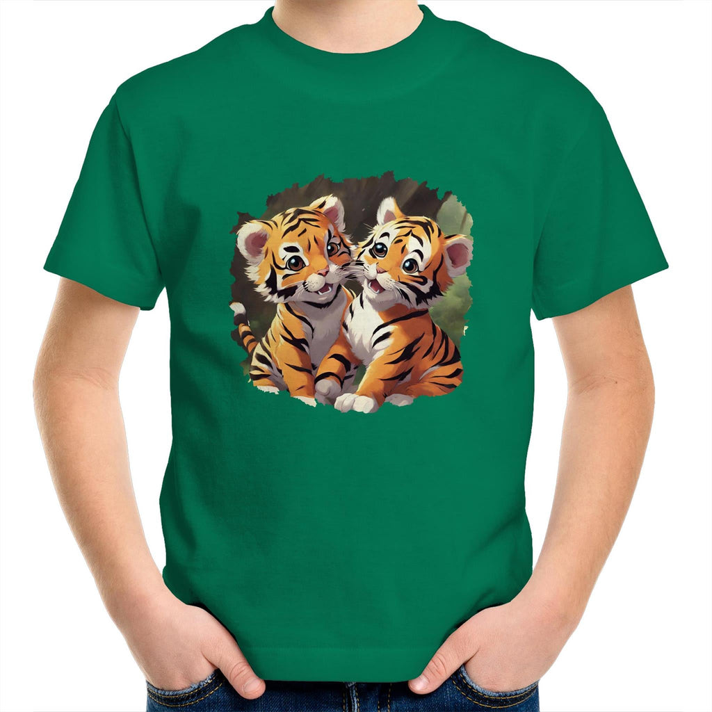 Baby Tigers AS Colour Kids Youth T-Shirt Ogo Merch