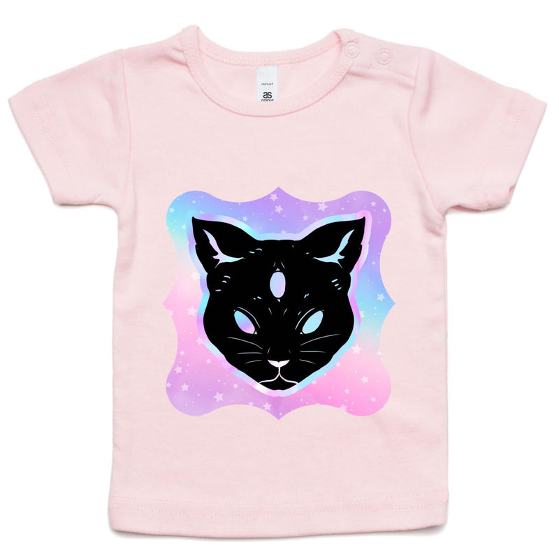 Psychic Cat AS Colour Infant Wee Tee Ogo Merch