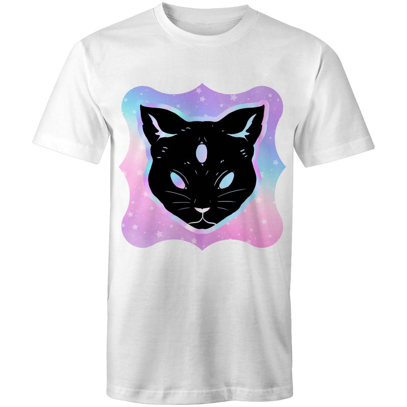 Psychic Cat AS Colour Staple Mens TShirt Ogo Merch