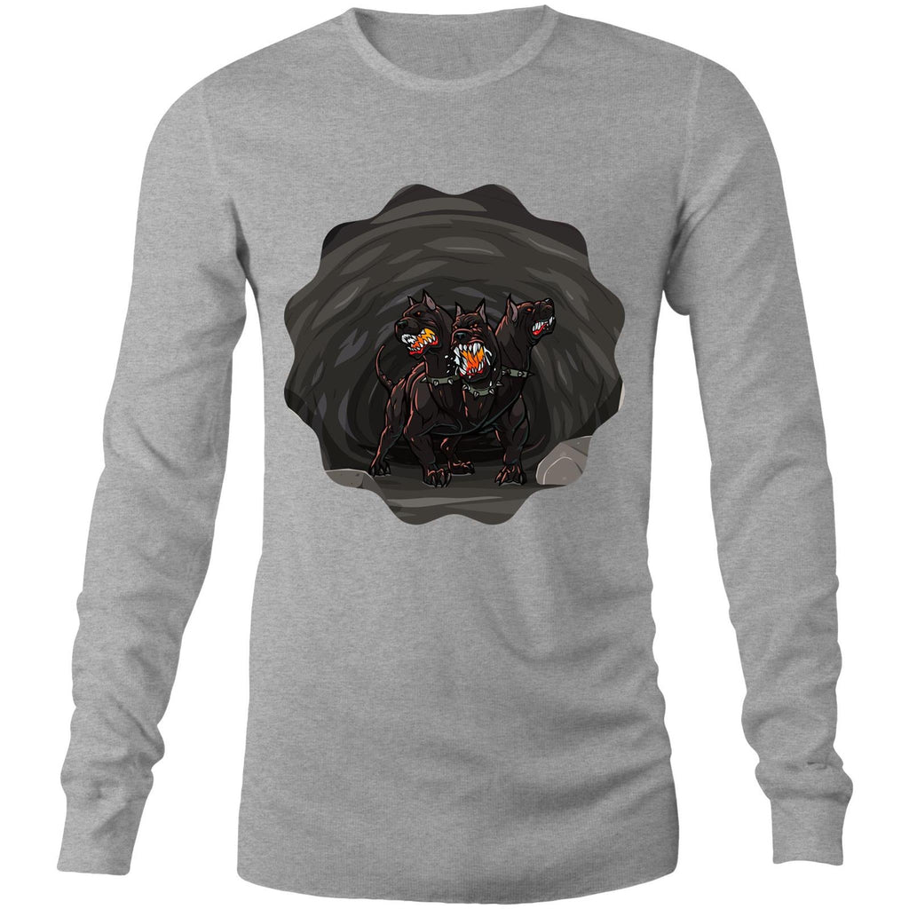 Cave Cerberus AS Colour Base Mens Long Sleeve TShirt Ogo Merch