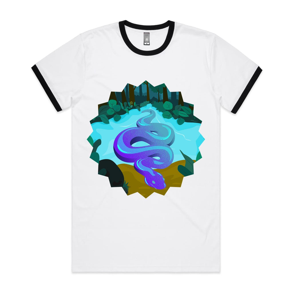 River Snake AS Colour Staple Ringer Tee Ogo Merch
