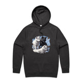 Three Wolves AS Colour - Supply Hood Ogo Merch