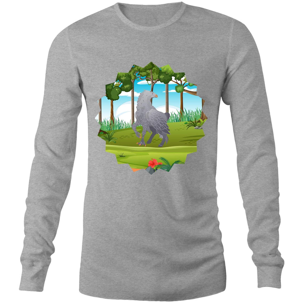 Hippogriff AS Colour Base Mens Long Sleeve TShirt Ogo Merch
