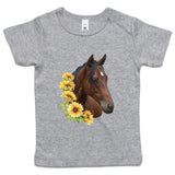 Sunflower Horse AS Colour - Infant Wee Tee Ogo Merch