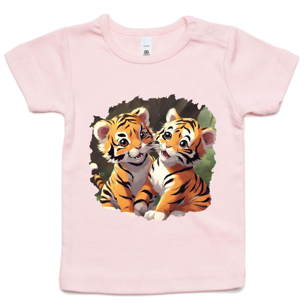Baby Tigers AS Colour Infant Wee Tee Ogo Merch