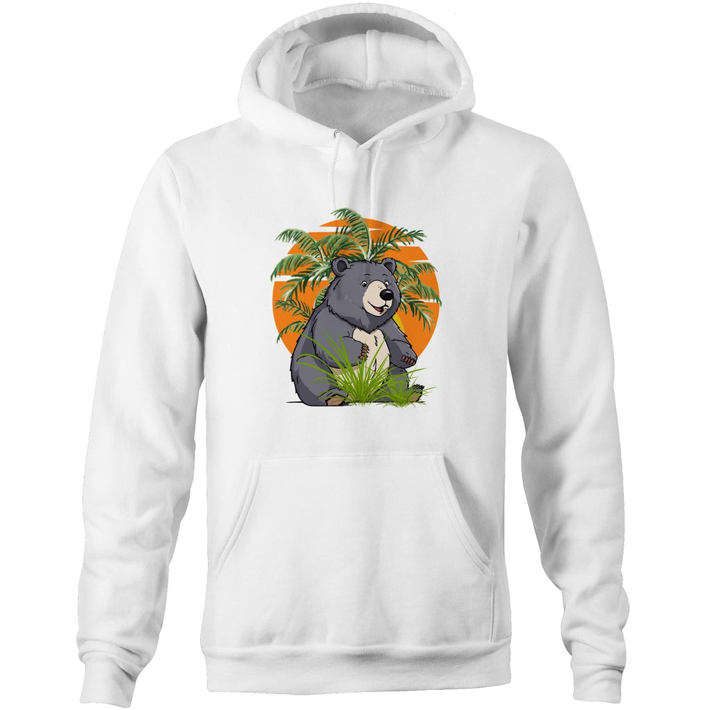 Bear AS Colour Stencil - Pocket Hoodie Sweatshirt Ogo Merch
