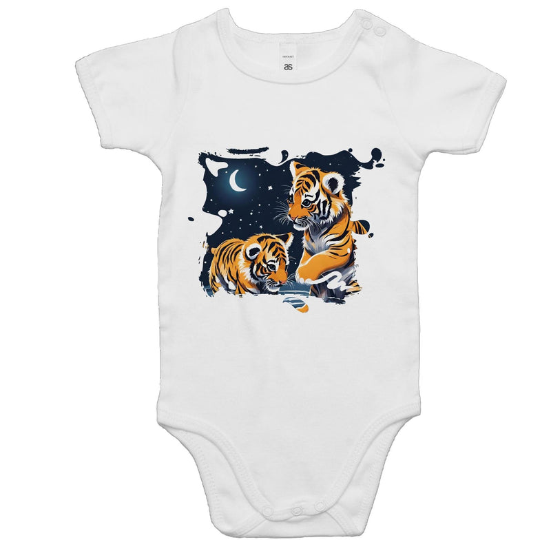 Tigers AS Colour Mini Me - Baby Onesie Romper Ogo Merch