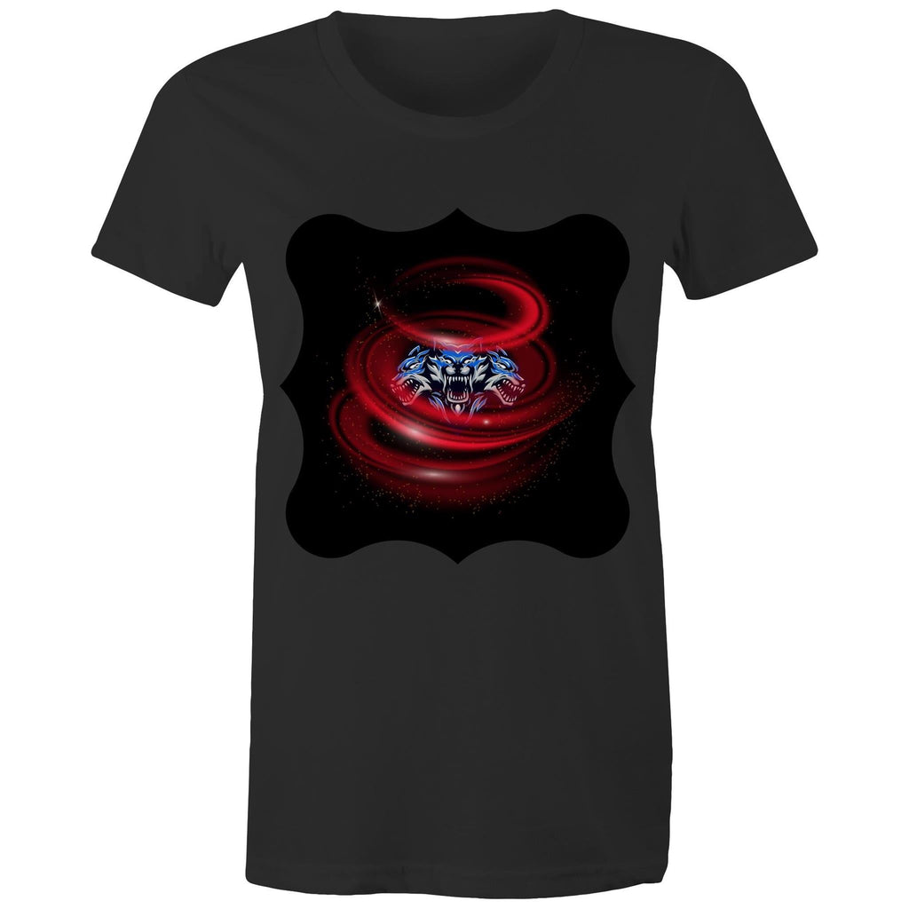 Cerberus Swirl AS Colour Women's Maple Tee Ogo Merch