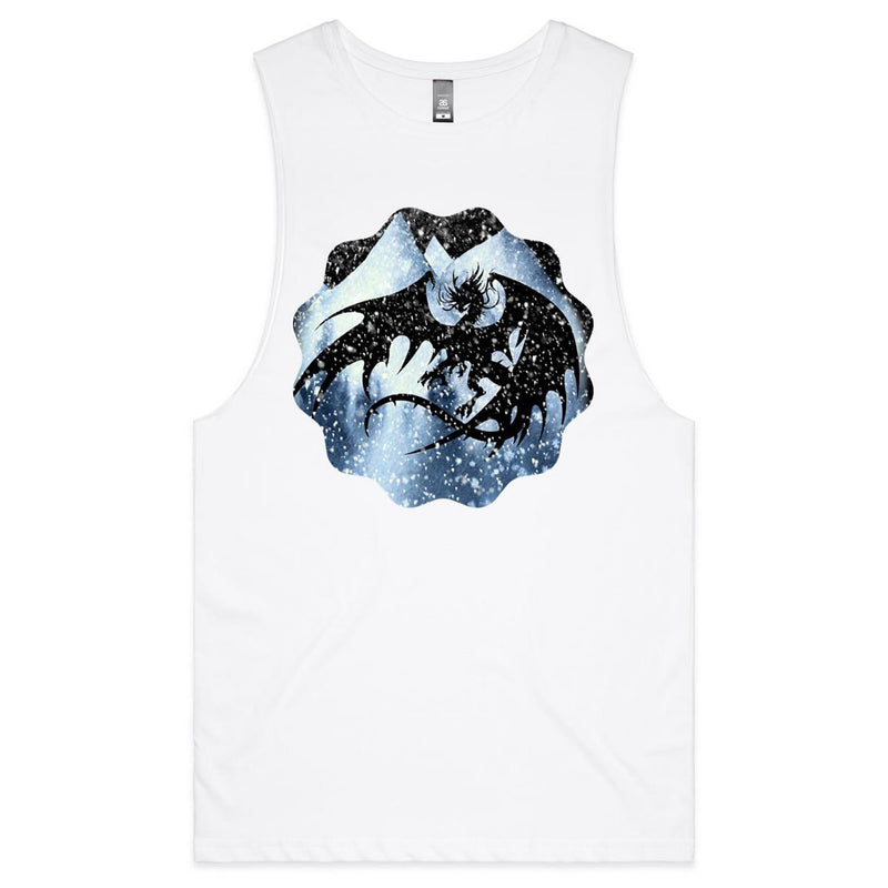 Dragon Silhouette Mens Tank Top Ogo Merch