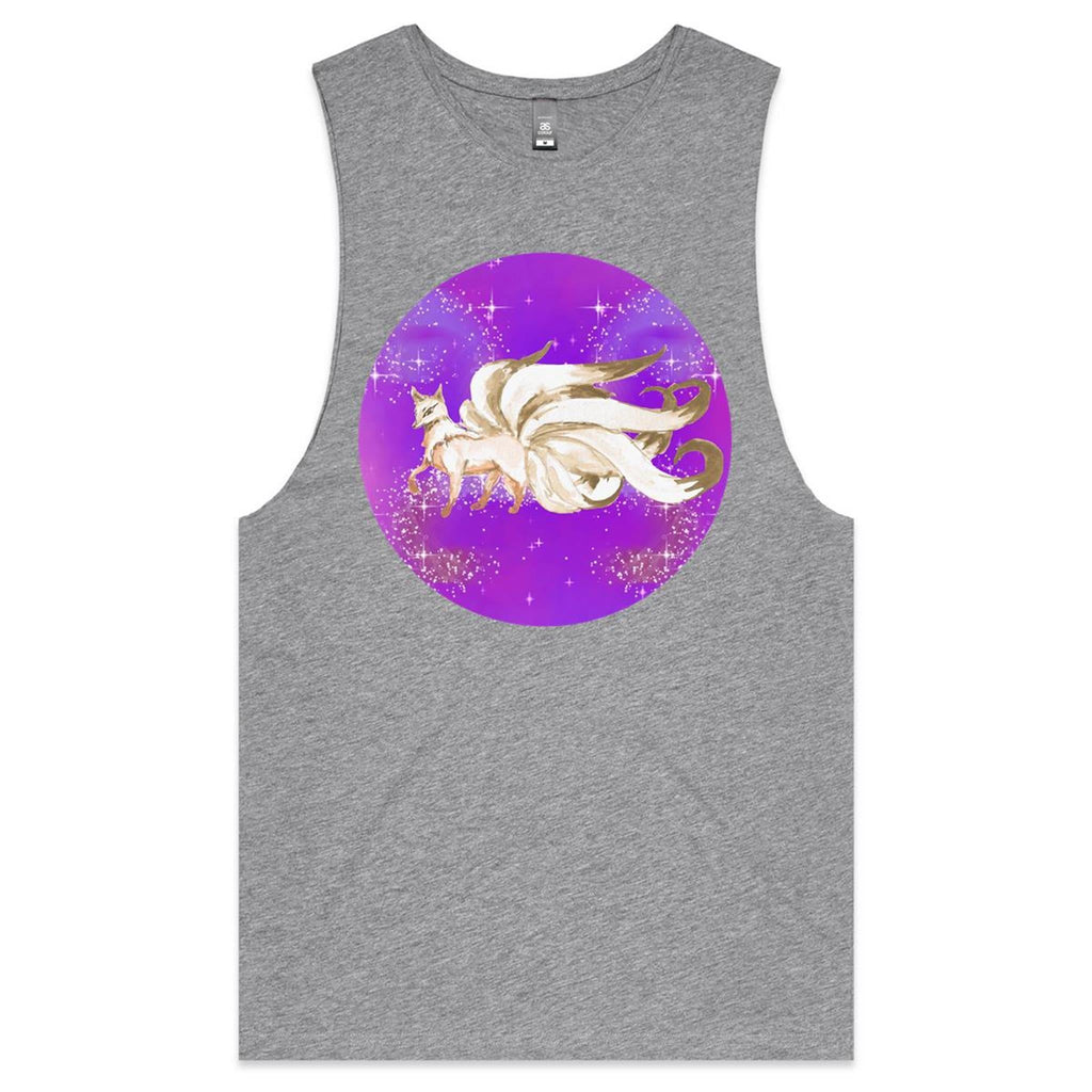 Shining Nine Tailed Fox Mens Tank Top Tee Ogo Merch