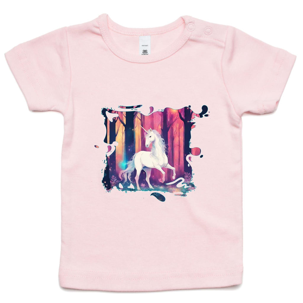 Unicorn AS Colour Infant Wee Tee Ogo Merch
