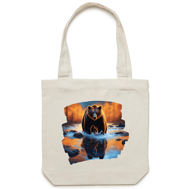 Water Bear AS Colour - Carrie - Canvas Tote Bag Ogo Merch