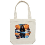 Water Bear AS Colour - Carrie - Canvas Tote Bag Ogo Merch