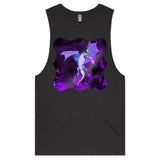 Purple Dragon AS Colour Barnard Mens Tank Top Tee Ogo Merch