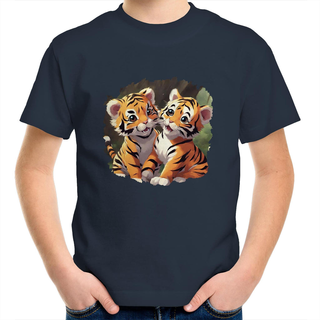 Baby Tigers AS Colour Kids Youth T-Shirt Ogo Merch
