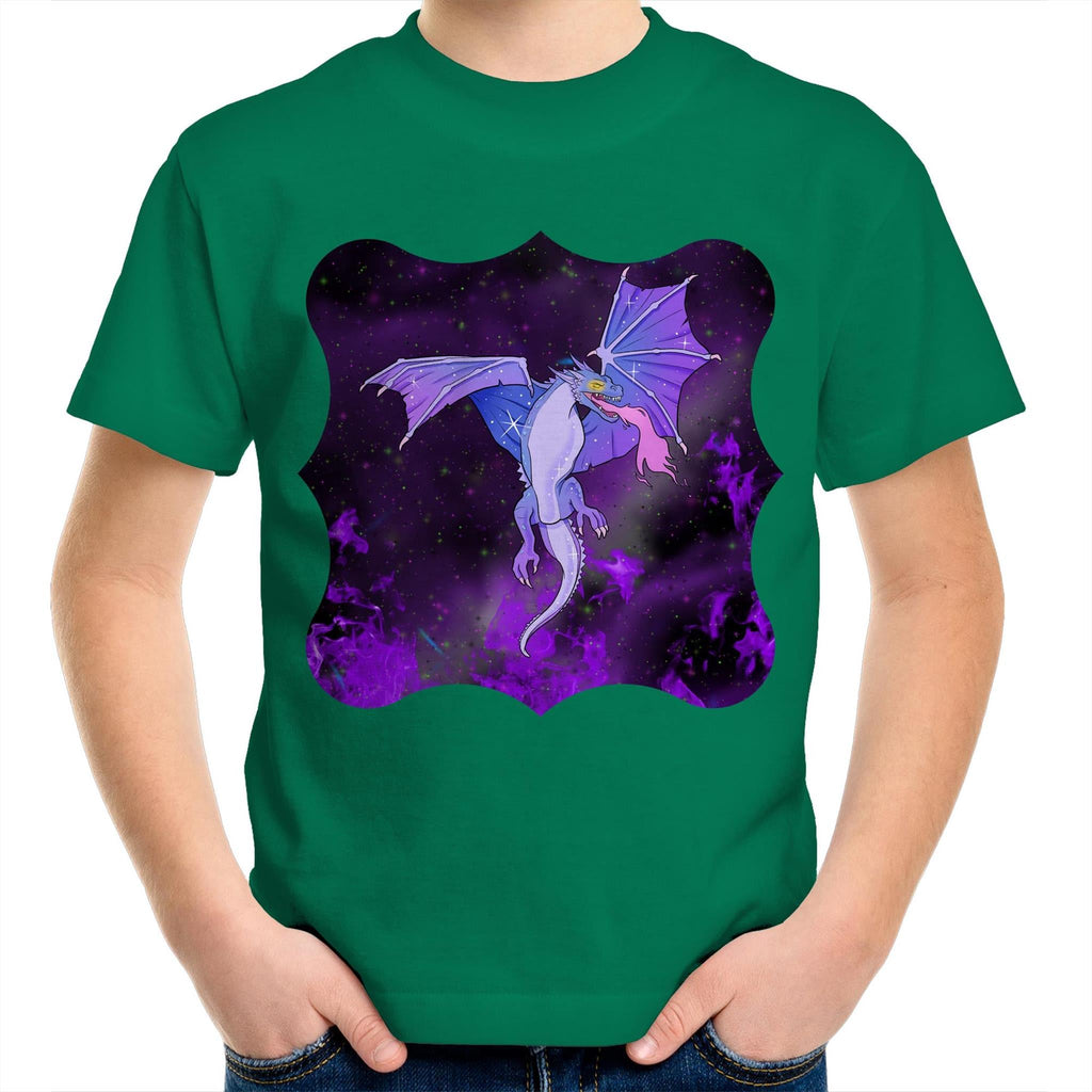 Purple Dragon AS Colour Kids Youth TShirt Ogo Merch