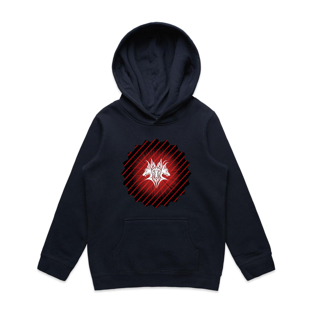 Glowing Cerberus AS Colour Youth Supply Hood Ogo Merch
