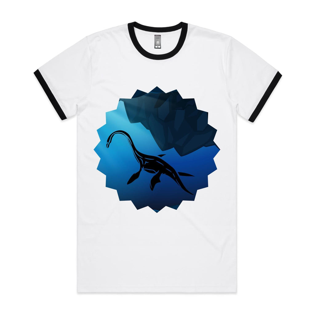 Plesiosaur AS Colour Staple Ringer Tee Ogo Merch
