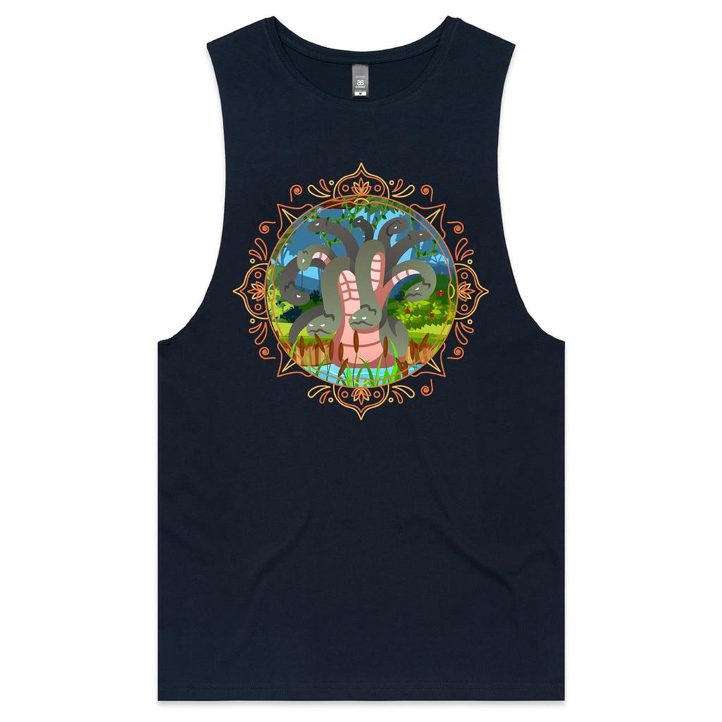 Swamp Hydra AS Colour Barnard Mens Tank Top Tee Ogo Merch