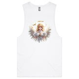 Angel Girl AS Colour Barnard - Mens Tank Top Tee Ogo Merch