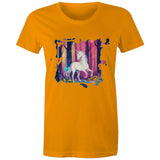 Unicorn AS Colour - Women's Maple Tee Ogo Merch