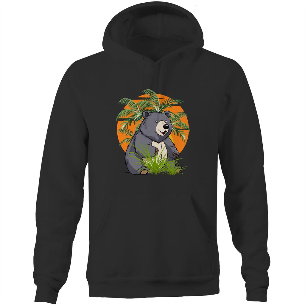 Bear AS Colour Stencil - Pocket Hoodie Sweatshirt Ogo Merch