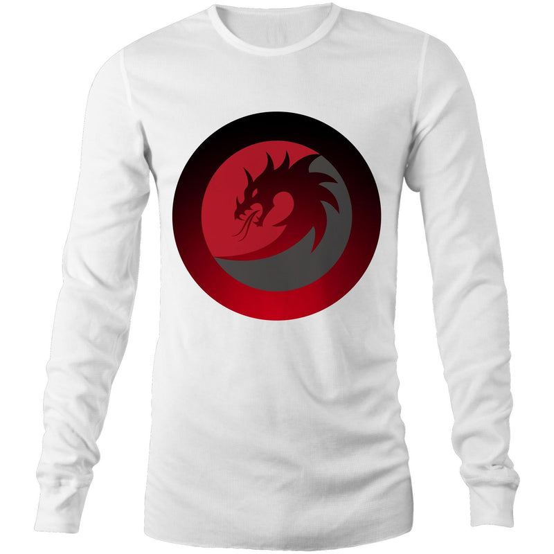 Dragon Shadow AS Colour Base Mens Long Sleeve TShirt Ogo Merch