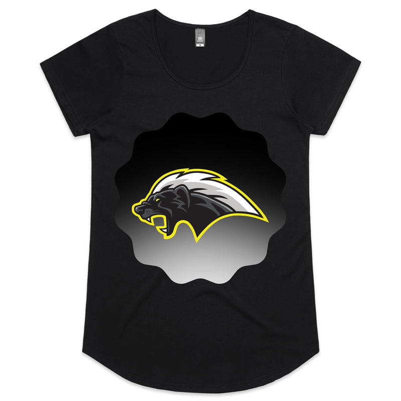 Honey Badger AS Colour Mali Womens Scoop Neck TShirt Ogo Merch
