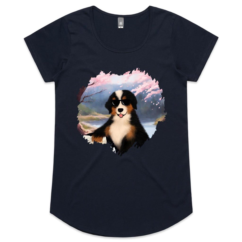 Cool Dog AS Colour Mali Womens Scoop Neck Tshirt Ogo Merch