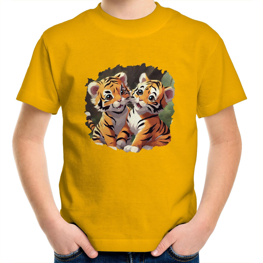 Baby Tigers AS Colour Kids Youth T-Shirt Ogo Merch