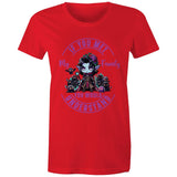 Meet my Family Angry Girl AS Colour - Women's Maple Tee Ogo Merch