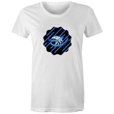 Blue Swirl Eagle AS Colour - Women's Maple Tee