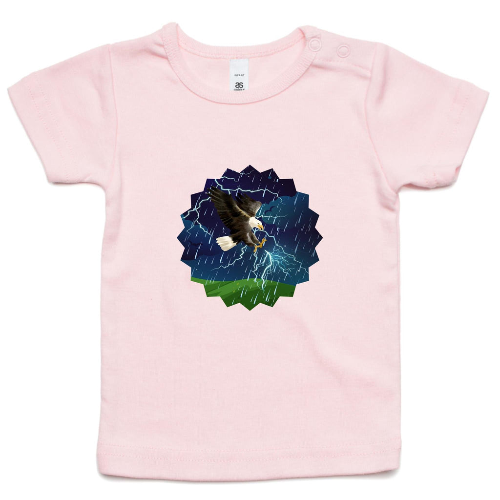 Lightning Eagle AS Colour - Infant Wee Tee Ogo Merch