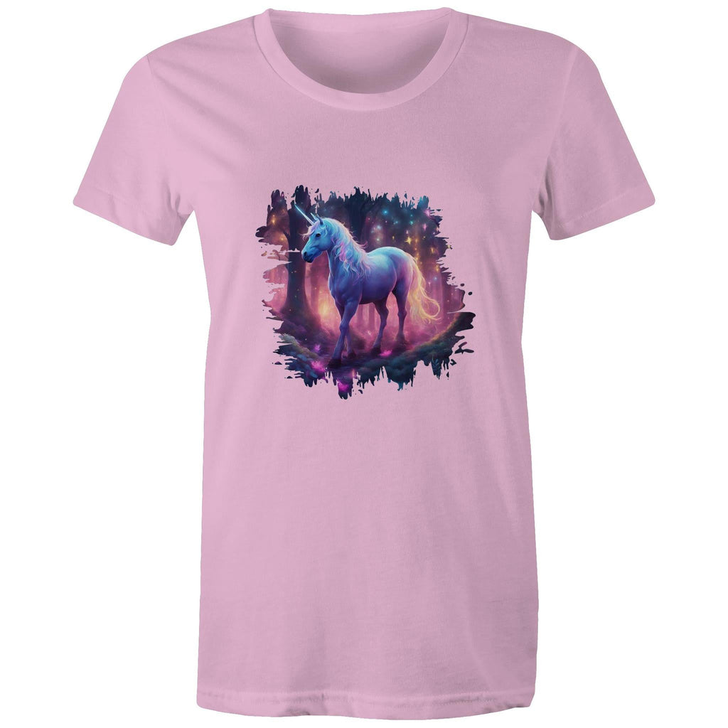 Wolf and Flowers AS Colour - Women's Maple Tee Ogo Merch