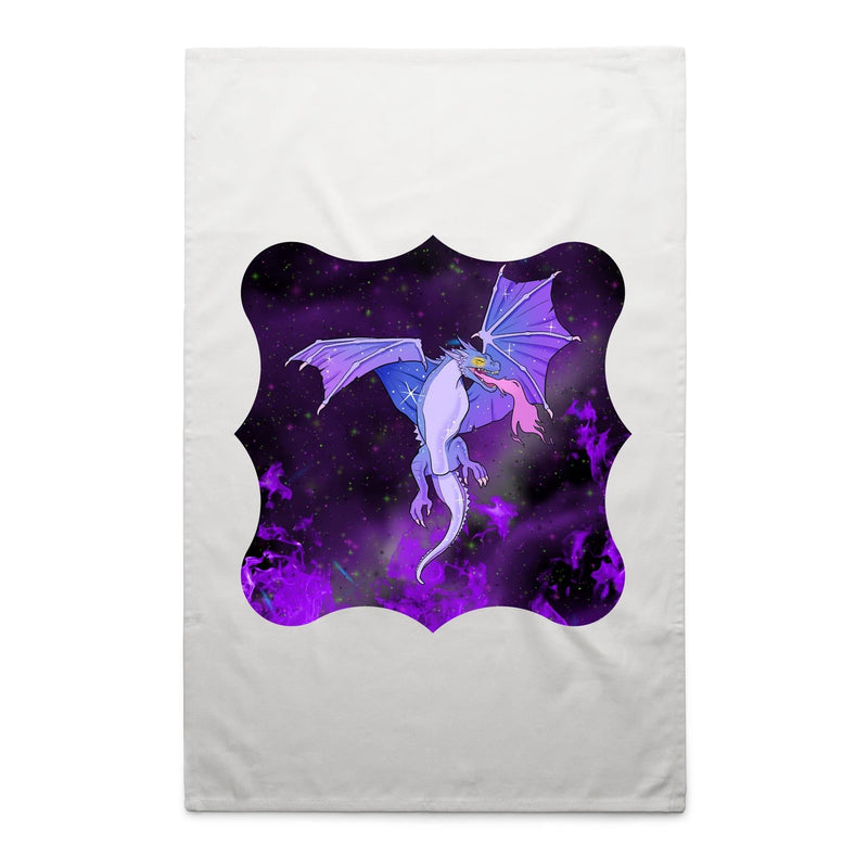 Purple Dragon AS Colour Tea Towel Ogo Merch