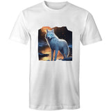 White Wolf AS Colour Staple - Mens T-Shirt Ogo Merch