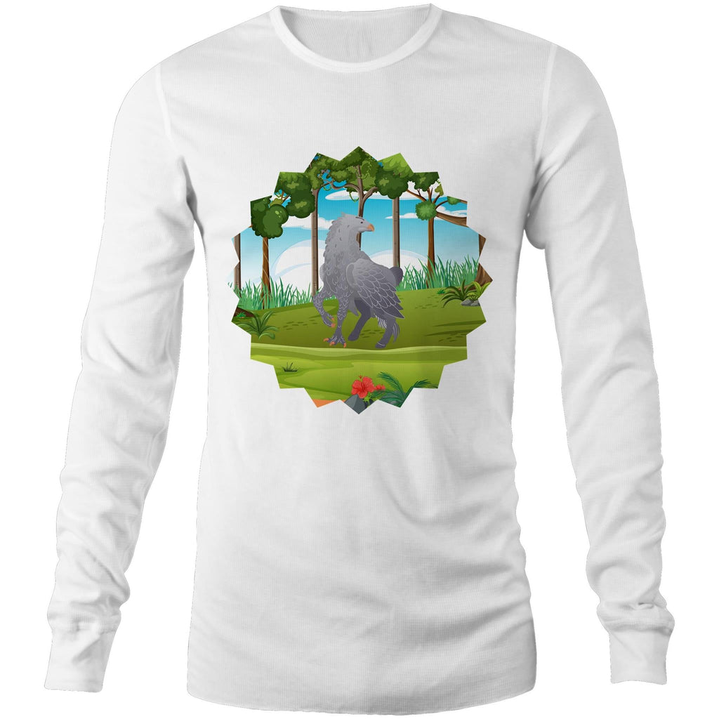 Hippogriff AS Colour Base Mens Long Sleeve TShirt Ogo Merch