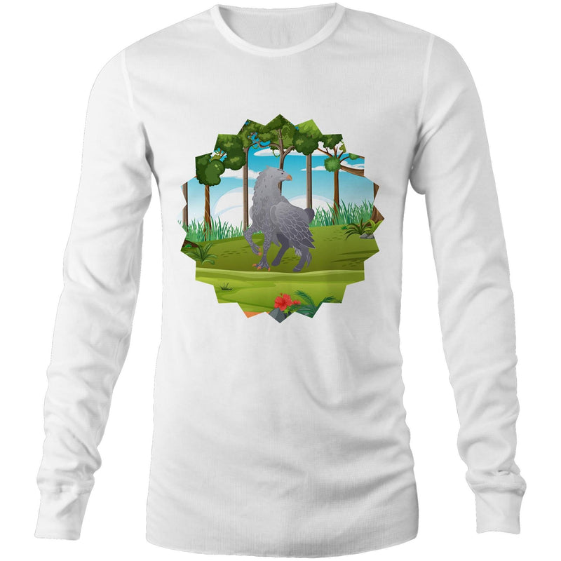 Hippogriff AS Colour Base Mens Long Sleeve TShirt Ogo Merch
