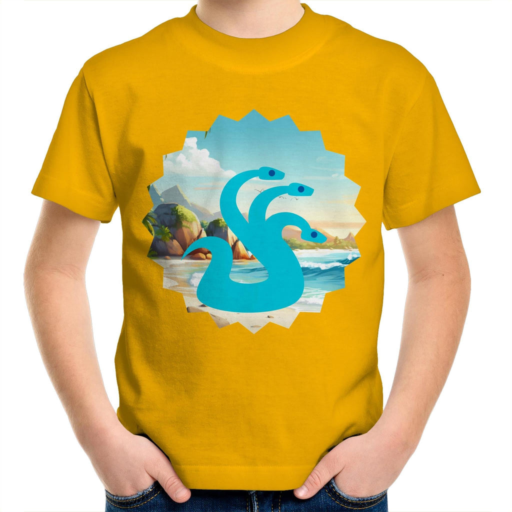 Beach Hydra AS Colour Kids Youth TShirt Ogo Merch