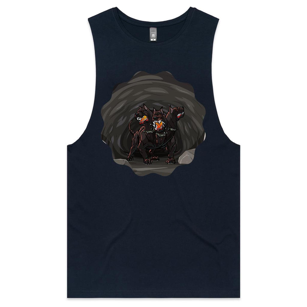 Cave Cerberus AS Colour Barnard Mens Tank Top Tee Ogo Merch