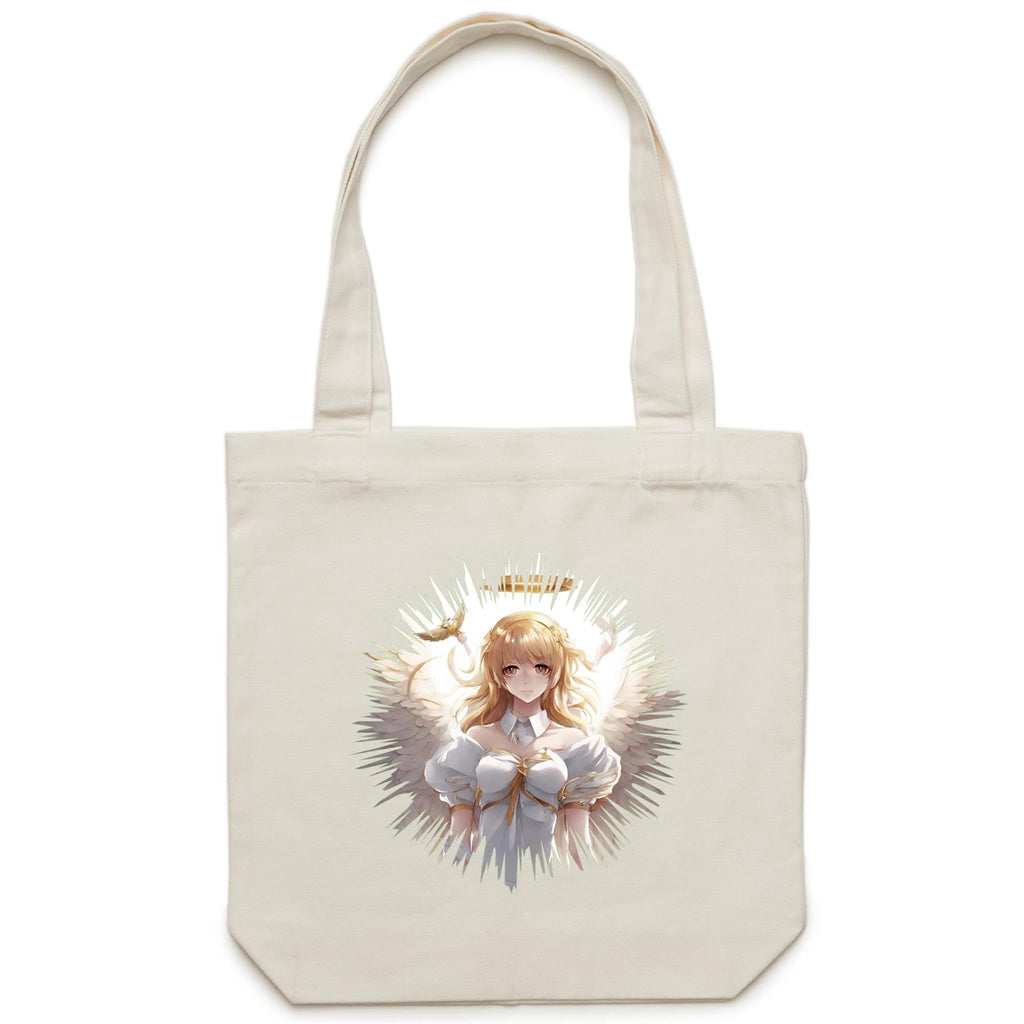 Angel Girl AS Colour - Carrie - Canvas Tote Bag Ogo Merch