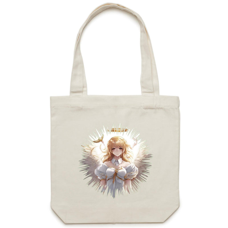 Angel Girl AS Colour - Carrie - Canvas Tote Bag Ogo Merch