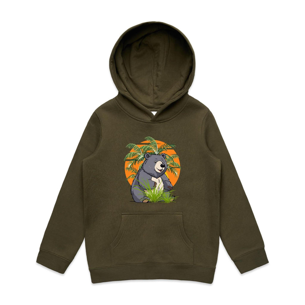Bear AS Colour - Youth Supply Hood Ogo Merch
