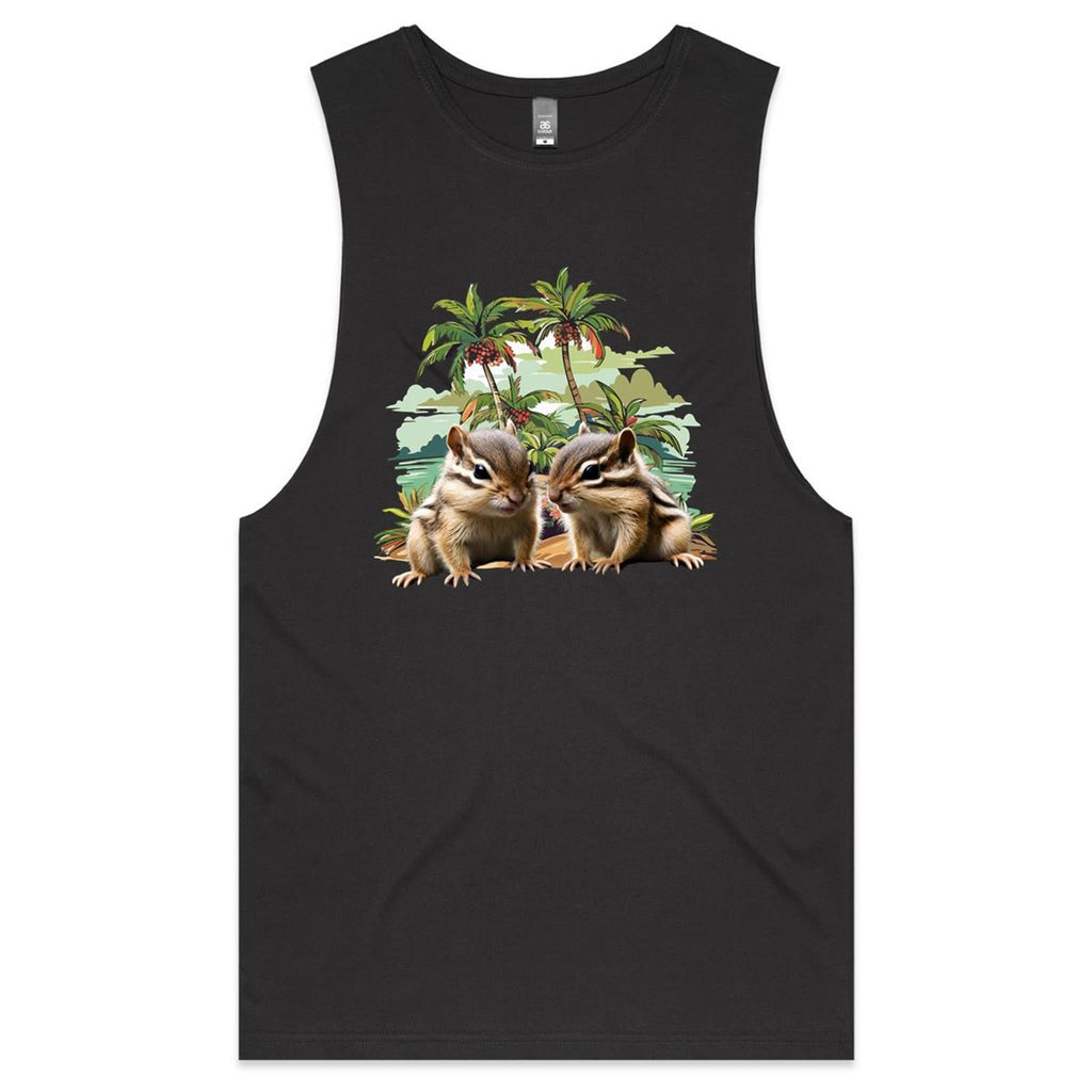 Beach Chipmunks AS Colour Barnard - Mens Tank Top Tee Ogo Merch