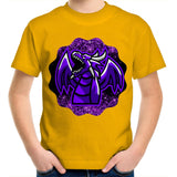 Shining Purple Dragon AS Colour Kids Youth TShirt Ogo Merch