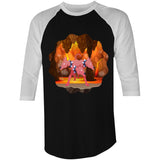 Lava Cerberus AS Colour Raglan 3/4 Sleeve TShirt Ogo Merch