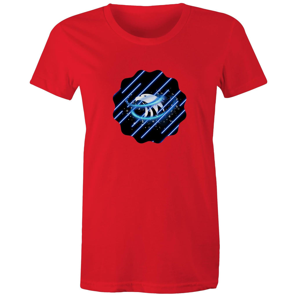 Blue Swirl Eagle AS Colour - Women's Maple Tee Ogo Merch
