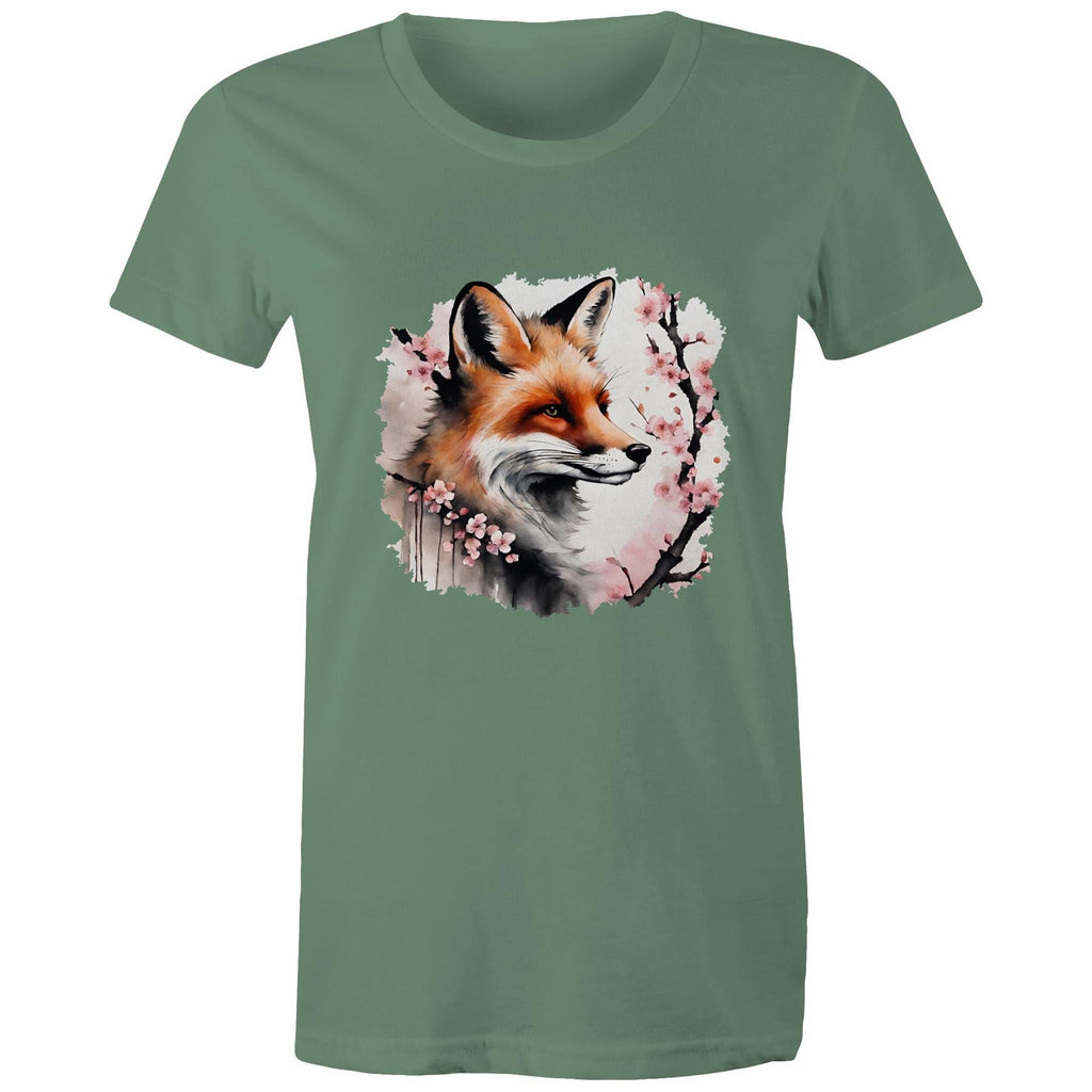 Fox and Tree AS Colour - Women's Maple Tee Ogo Merch