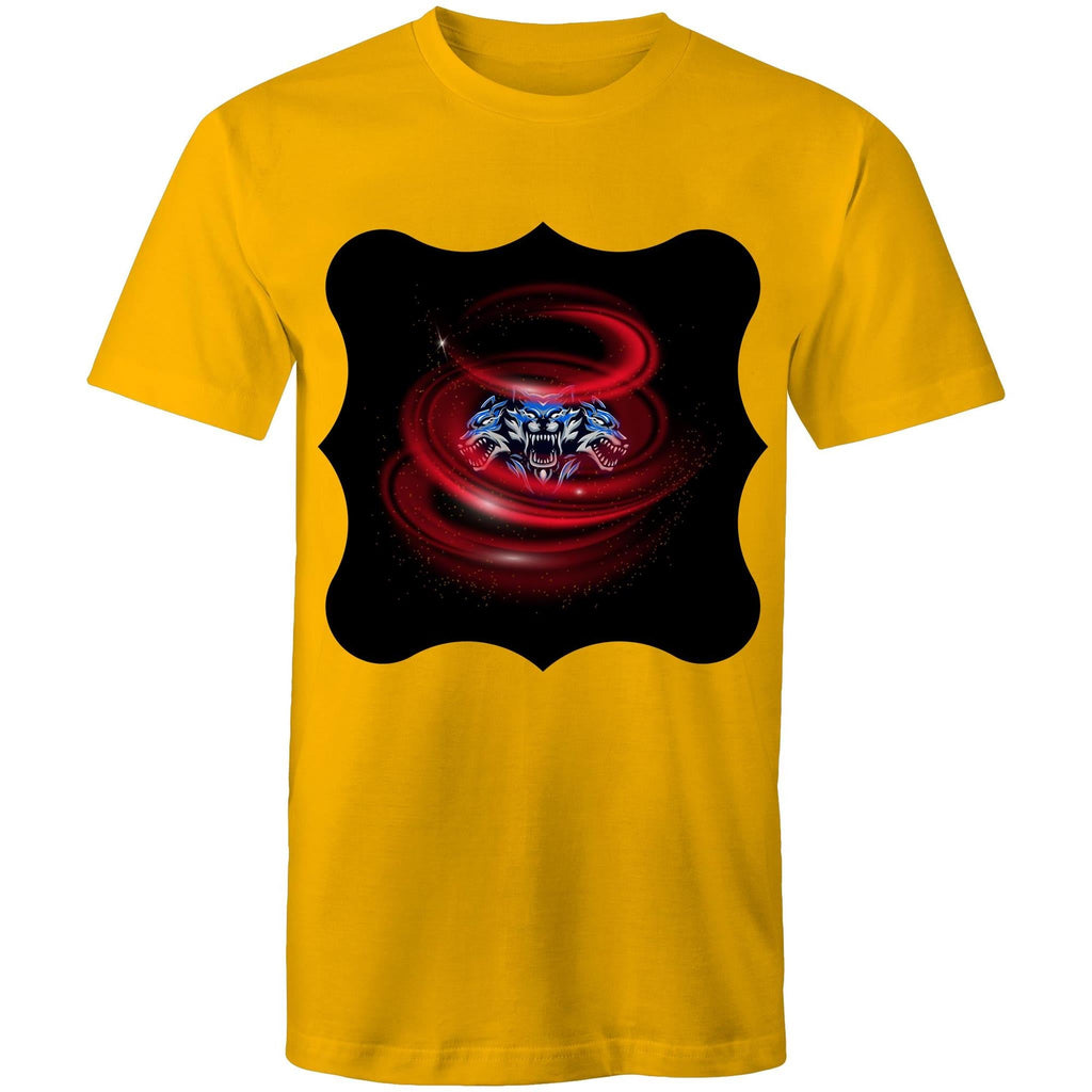 Cerberus Swirl AS Colour Staple - Mens T-Shirt Ogo Merch