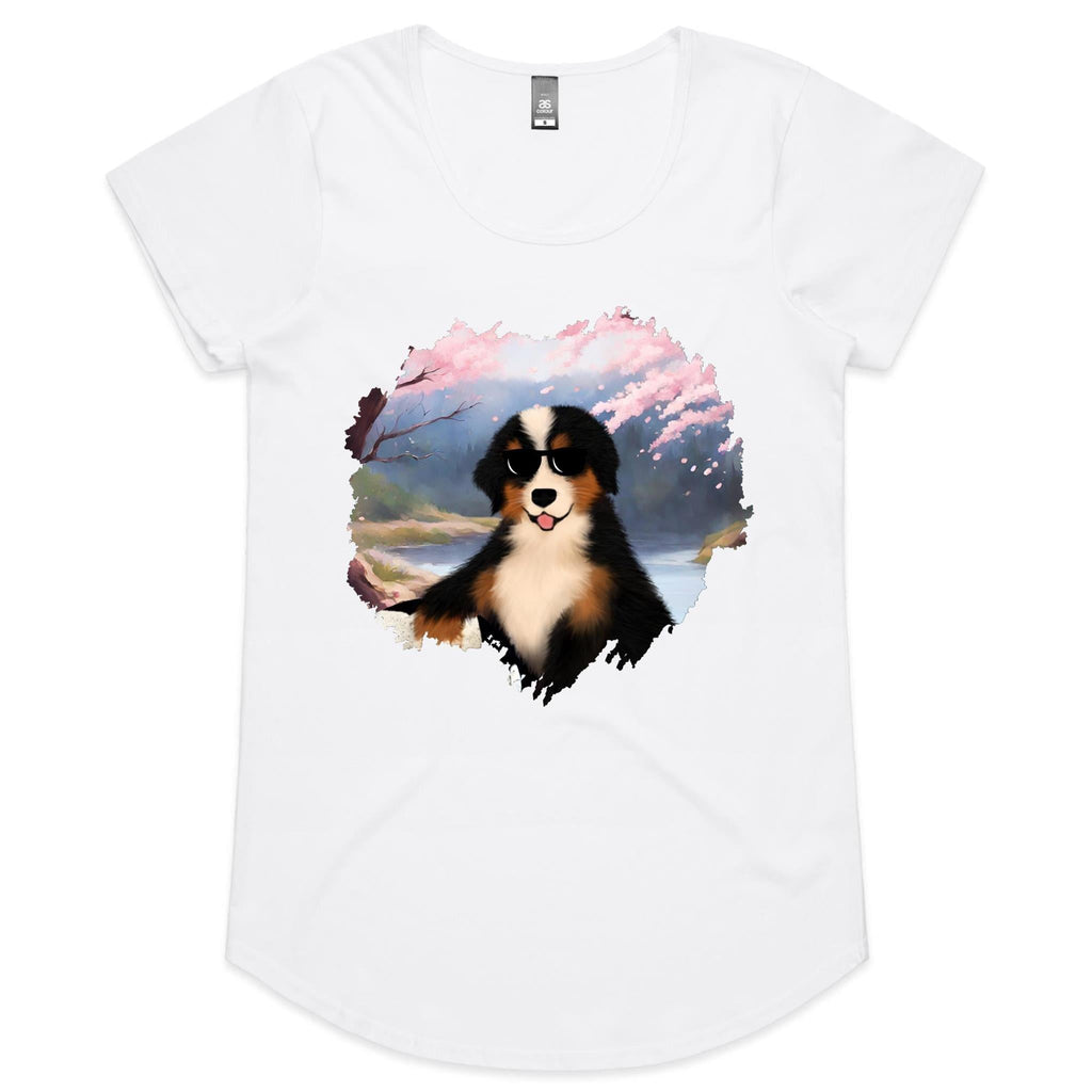 Cool Dog AS Colour Mali Womens Scoop Neck Tshirt Ogo Merch